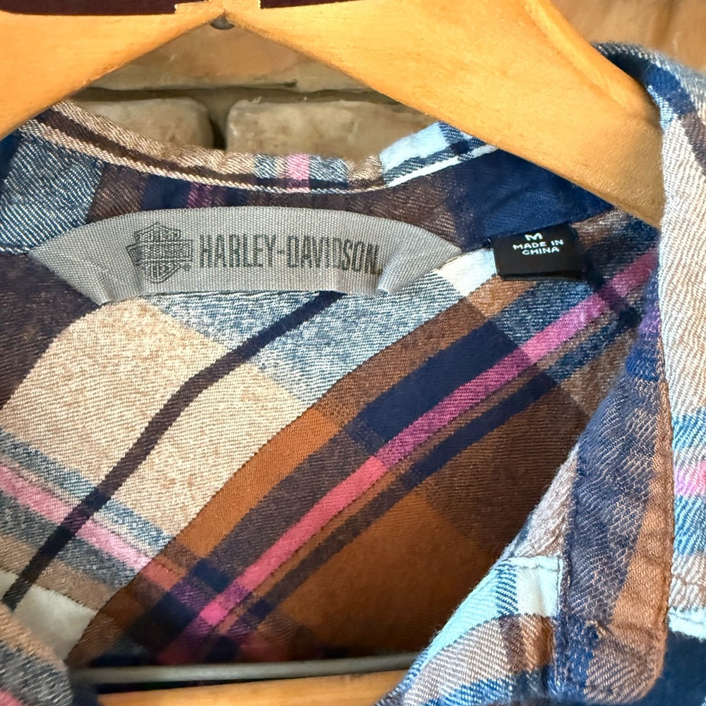 Women’s Harley-Davidson Multicolor Plaid Shirt